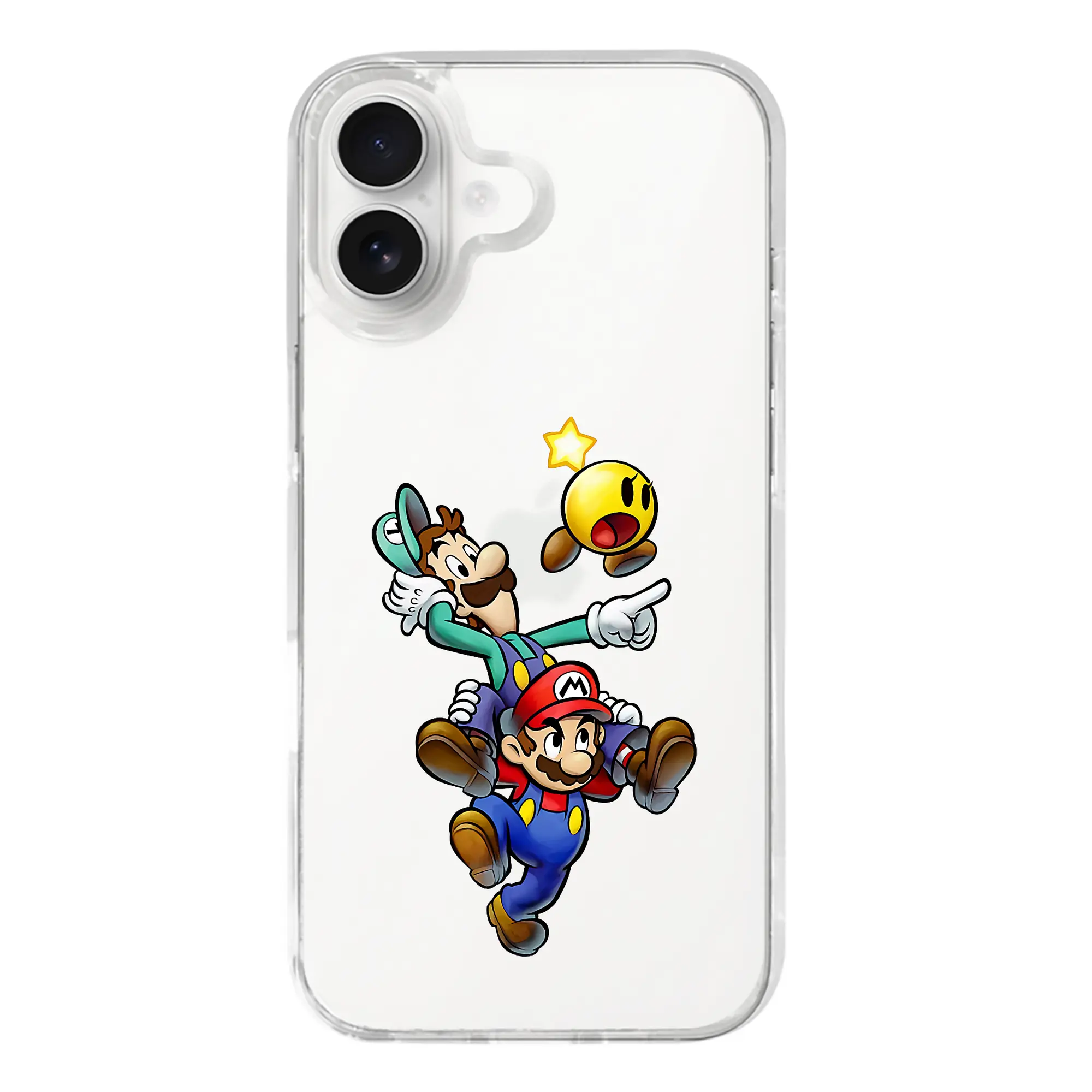 マリオ グッズ ルイージ - iPhone 17シリーズ 透明スマホケース – 薄型・耐衝撃・精密フィット保護カバー